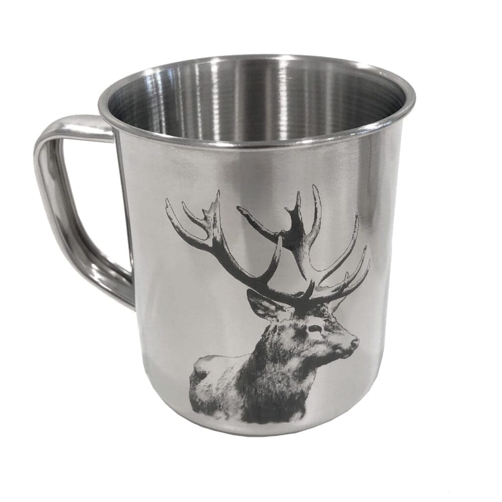 Steel deer cup