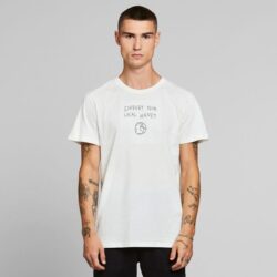 T-shirt Stockholm Local Planet Off-White