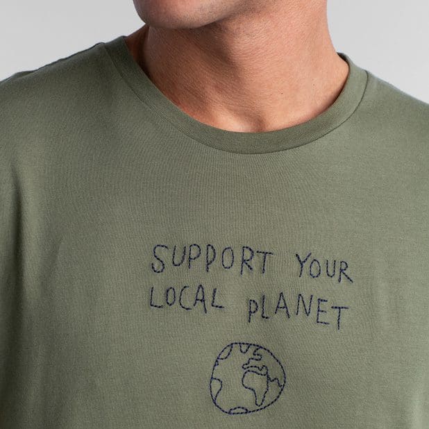 T-shirt Stockholm Local Planet Leaf Green - Image 2