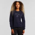 Sweatshirt Ystad Raglan Local Planet Navy