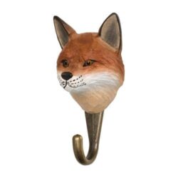 Hand Carved Hook Red Fox