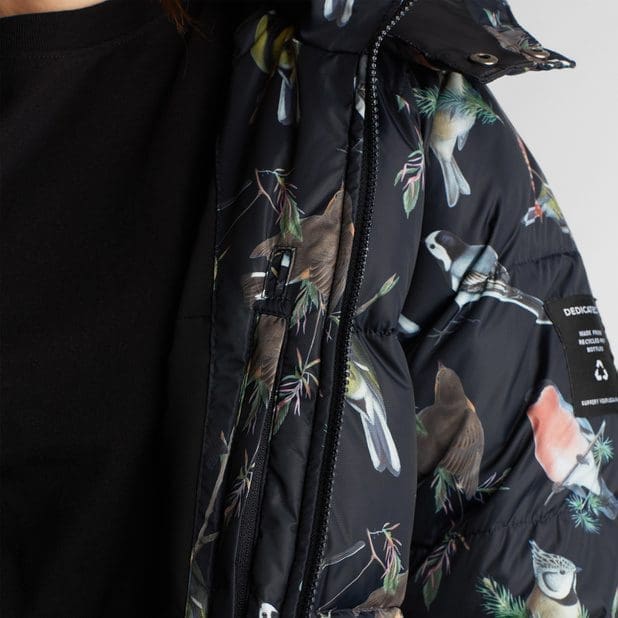 Puffer Jacket Boden Autumn Birds Black - Bild 7