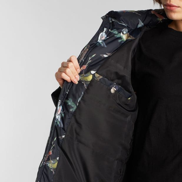 Puffer Jacket Boden Autumn Birds Black - Bild 8
