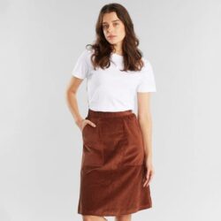 Skirt Haga Corduroy Brown