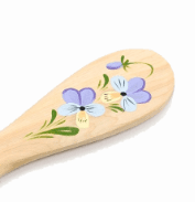 Hand painted Viola butterknife