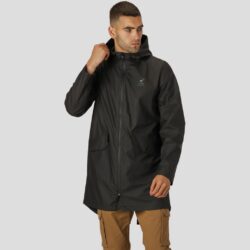 Fat Rain Long Jacket Black