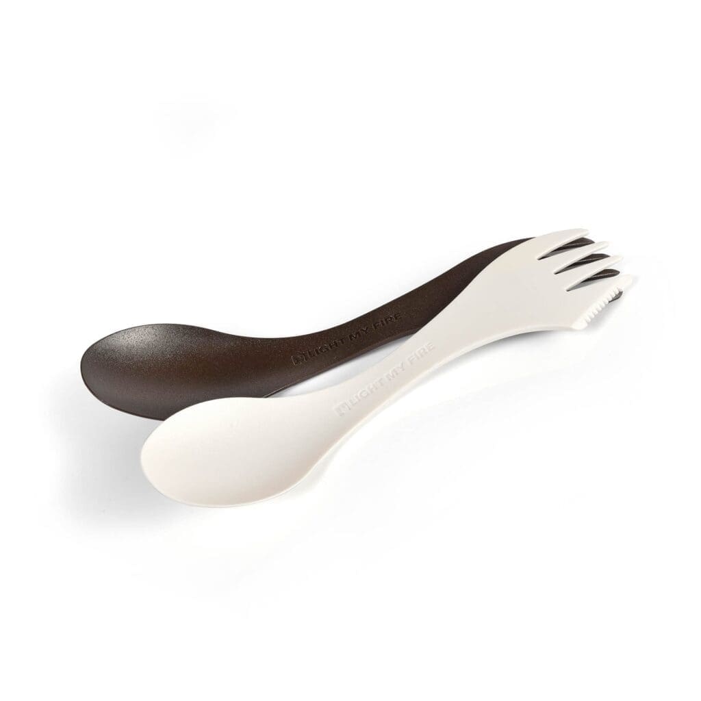 Spork original BIO 2-pack Cream/cocoa