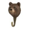 Hand Carved Hook Brown Bear