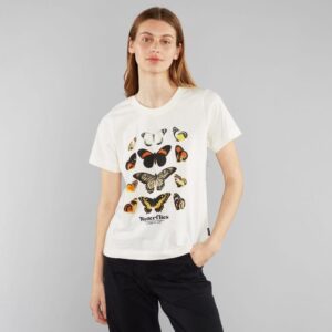 T-shirt Mysen Butterflies Off-White