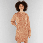 Shirt Ljunga Palm Leaves Beige