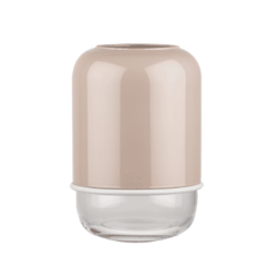 Capsule Vase Clear/Beige