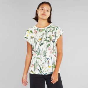 T-shirt Visby Flower Field Off-White