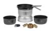 Trangia Stove 25-5 UL from Trangia. is our larger stove, perfect for 3-4 people. All our stoves in series 25 include two saucepans sized 1.75 and 1.5 liters, a frying pan, a windshield (upper and lower part), burner, handle and strap. 