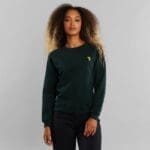 Sweatshirt Ystad Raglan Chanterelle Dark Green