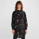 Shirt Ljunga Night Florals Black