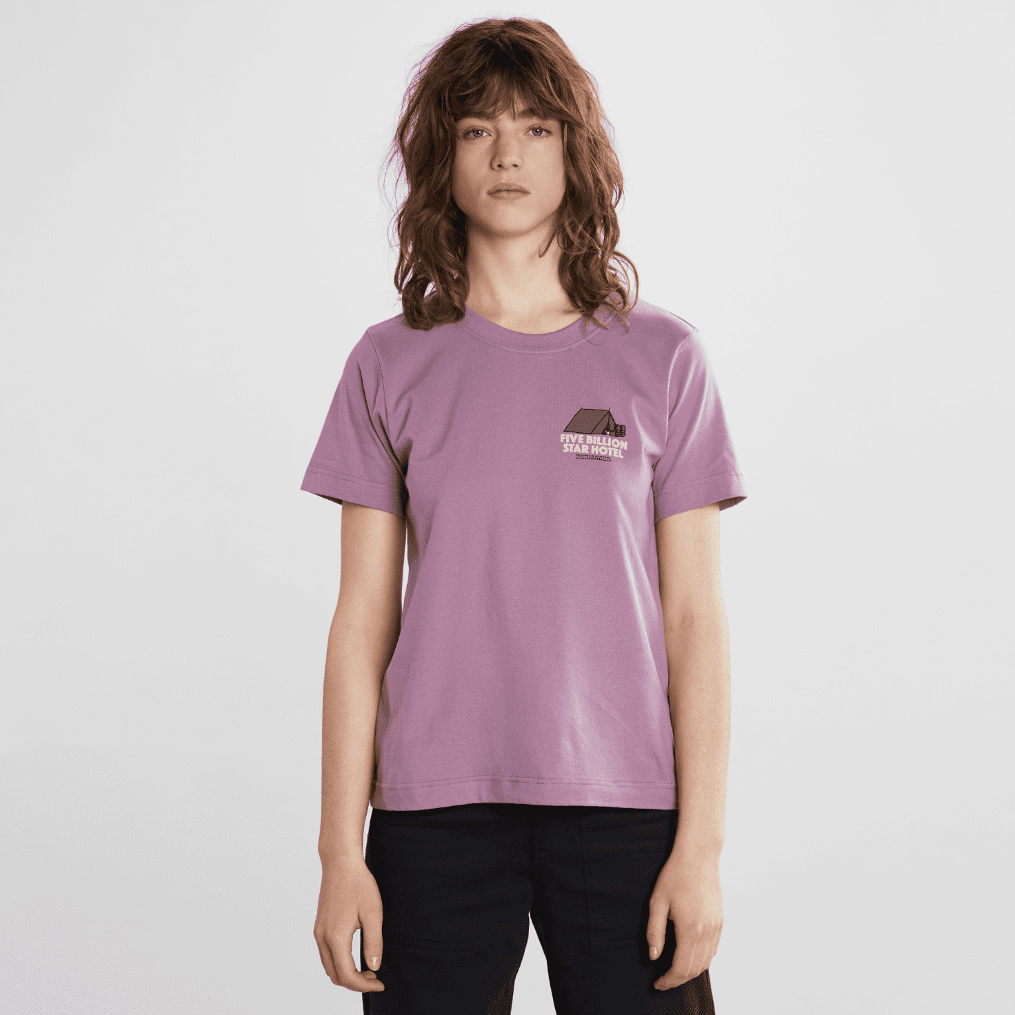 T-shirt Mysen Five Billion Dusty Purple