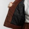 Padded Jacket Ljungby Corduroy Brown - Bild 3