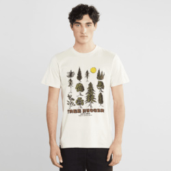 T-shirt Stockholm Tree Hugger Oat White