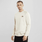 Sweatshirt Malmoe Camping Fire Oat White