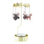 Gold Color candle carousel