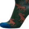 Men's moose socks green/blue - Image 2