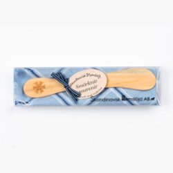 Gift set: Snowflake butter knife and cloth
