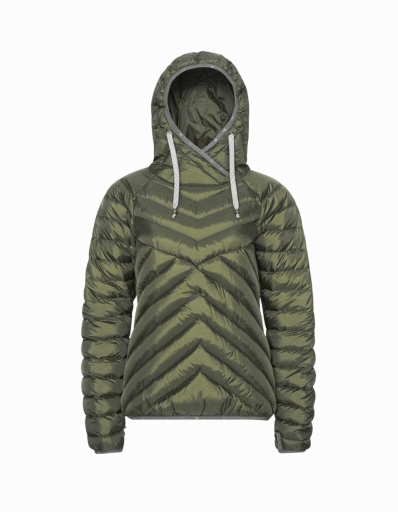 W Älgön Dunhood Anorak Moss Green - Bild 3