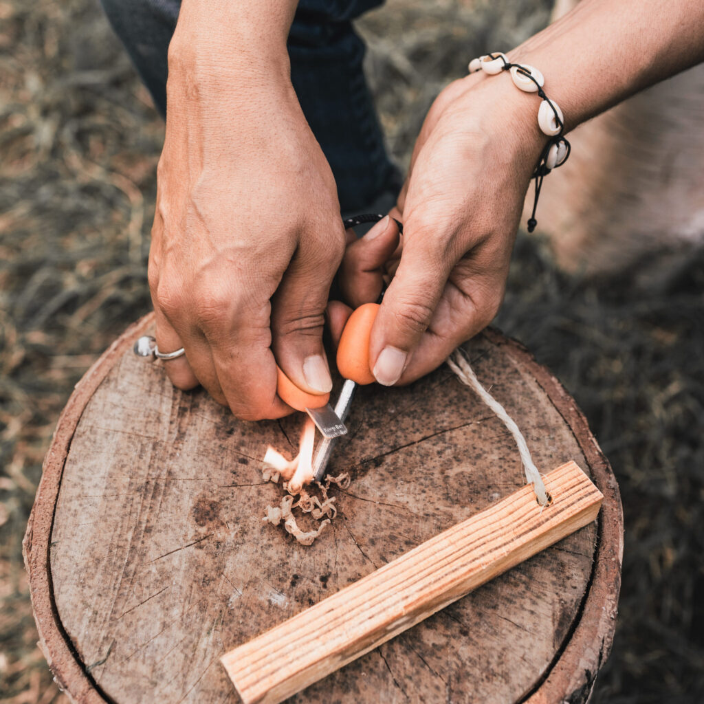 Swedish FireSteel BIO Army 2in1 Orange - Bild 2