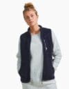 W Vargön Fat Wool Vest Navy Blue