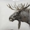Retro Moose Cushion Cover - Image 2