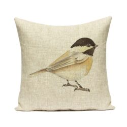 Natural Little Bird Cushion Cover