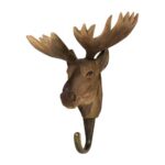 Hand Carved Hook Moose