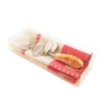 Red Moose kitchen towel with cheese slicer