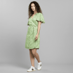 Wrap Dress Kungshamn Palm Leaves