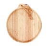 Hevea wooden plate