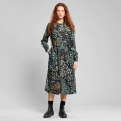 Shirt Dress Falsterbo Botanical Quilt Black