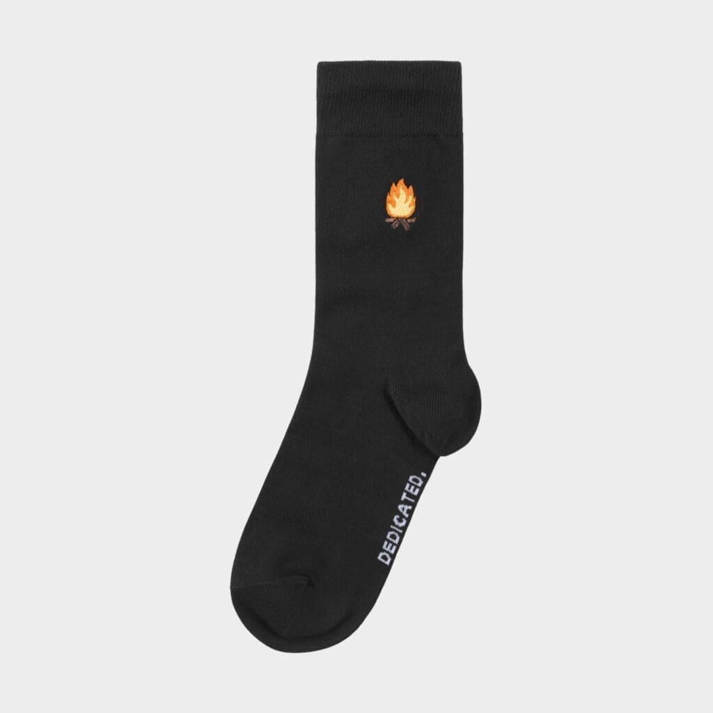 Socks Sigtuna Camp Fire Black