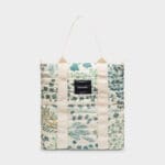 Quilted Totebag Kastrup Botanical Quilt Oat White