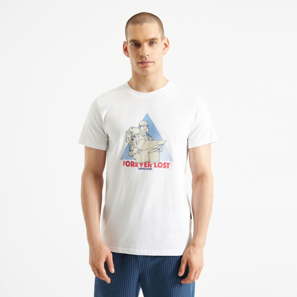 T-shirt Stockholm Forever Lost White