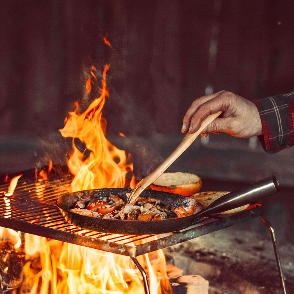 Steel Campfire Pan S1 - Image 2
