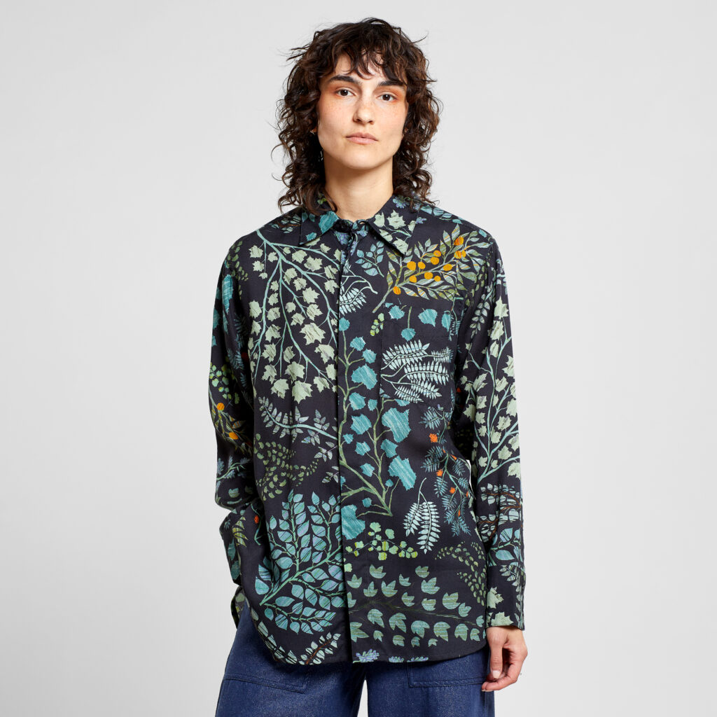 Shirt Kosta Botanical Quilt Black