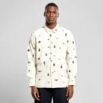 Shirt Rute Hike AOP Oat White