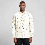 Shirt Rute Hike AOP Oat White