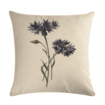 Natural Cornflower Cushion Cover