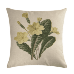 Natural Yellow Primrose Cushion Cover