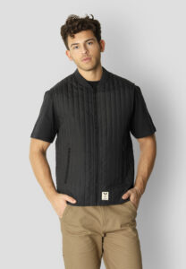 Lumber Recycled Vest Black