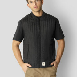 Lumber Recycled Vest Black