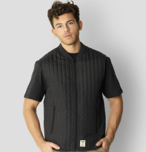 Lumber Recycled Vest Black
