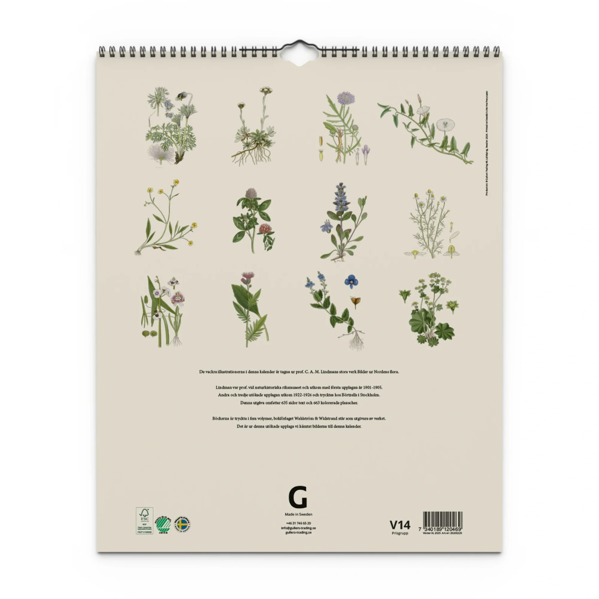 Väggkalender Växter 2025 - Bild 2