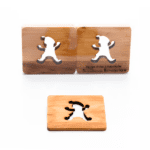 4-pack santa coaster